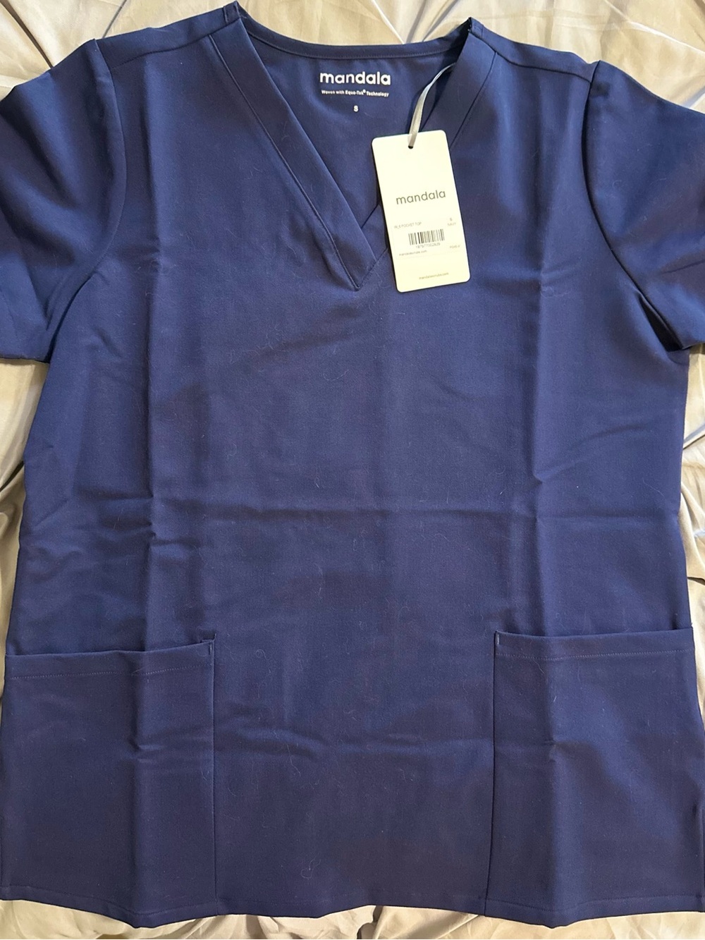 Mandala Scrub Top - Size Small